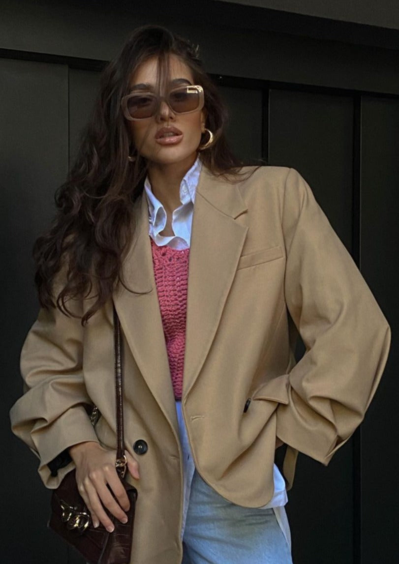 Blair Square-Round Frame Sunglasses