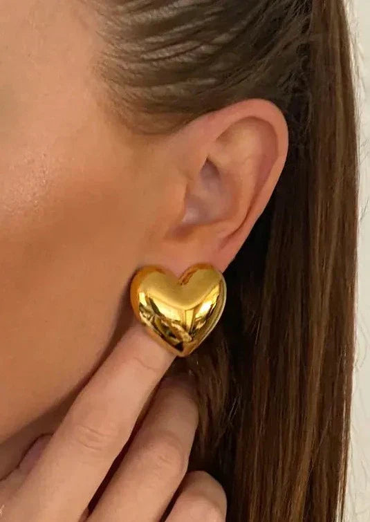 Althea Heart-Shaped Studs