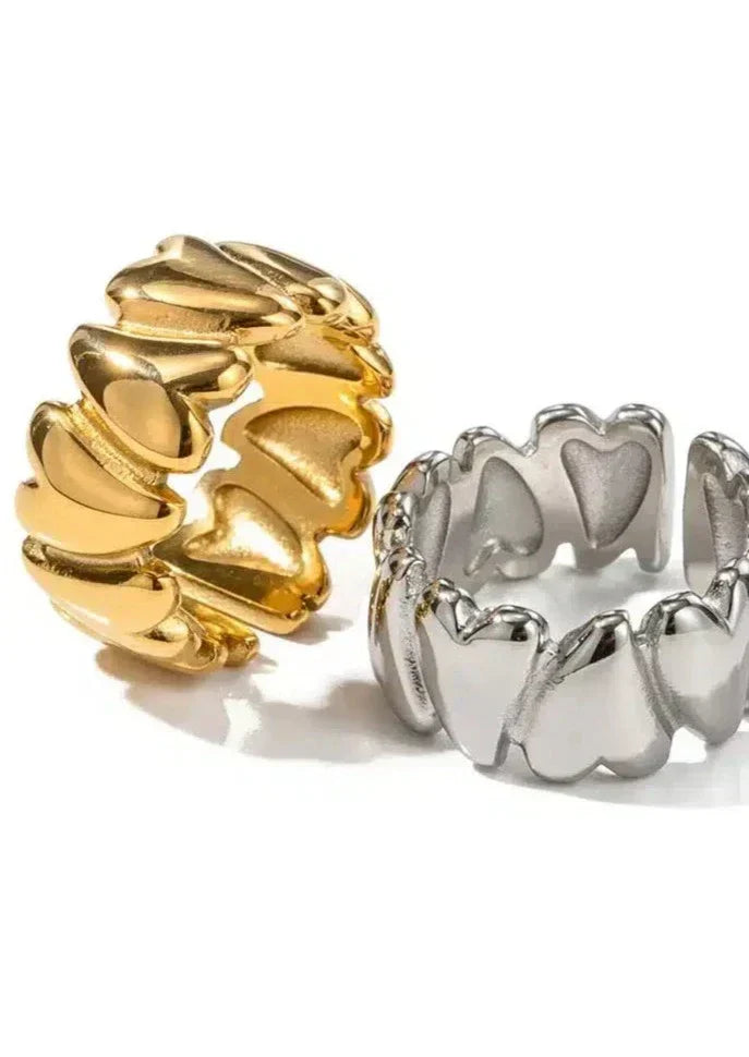 Ivette Wrap-Around Heart Ring