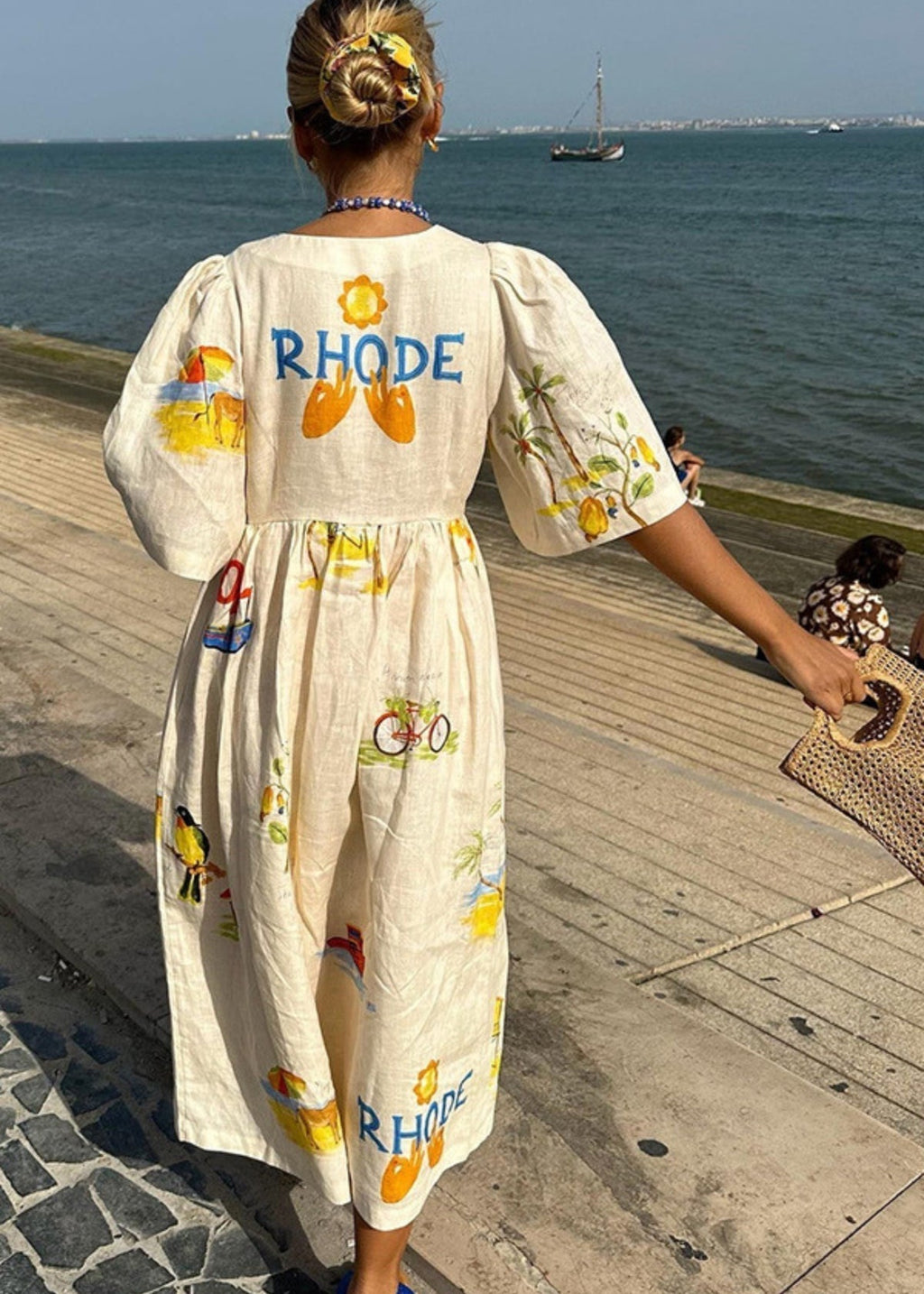Chyna  Mediterranean Maxi Dress