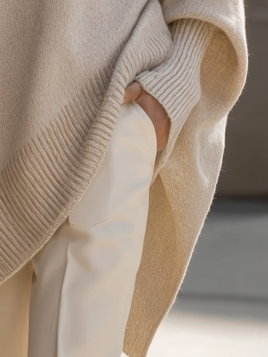 Evelyne - Sophisticated Wool Blend Sweater