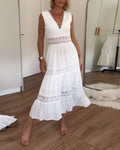 Indra - Lace Boho Maxi Dress