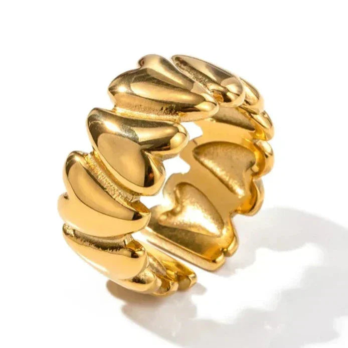 Ivette Wrap-Around Heart Ring