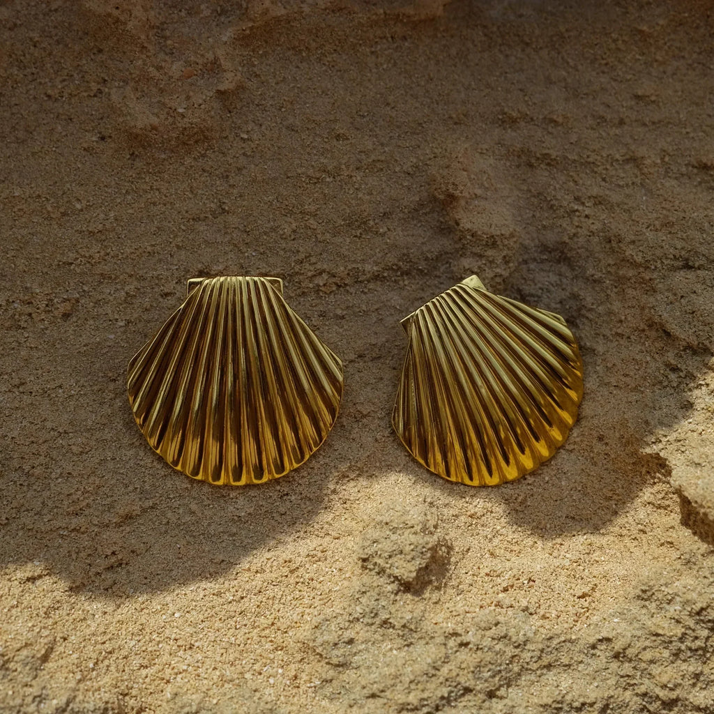 Azura Seashell Studs
