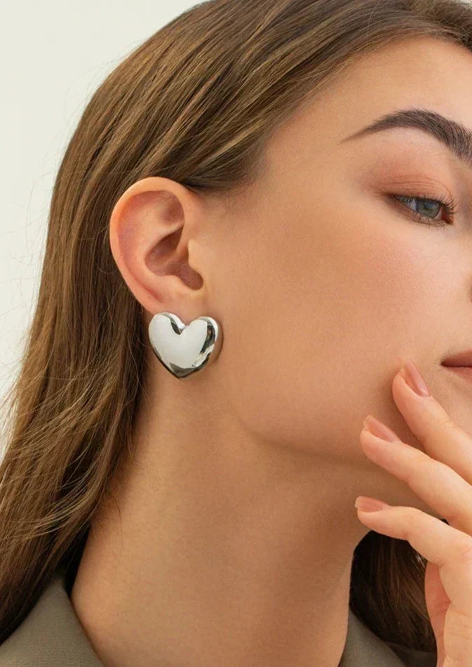 Althea Heart-Shaped Studs