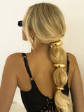 Calista Golden Pony Hair Tie