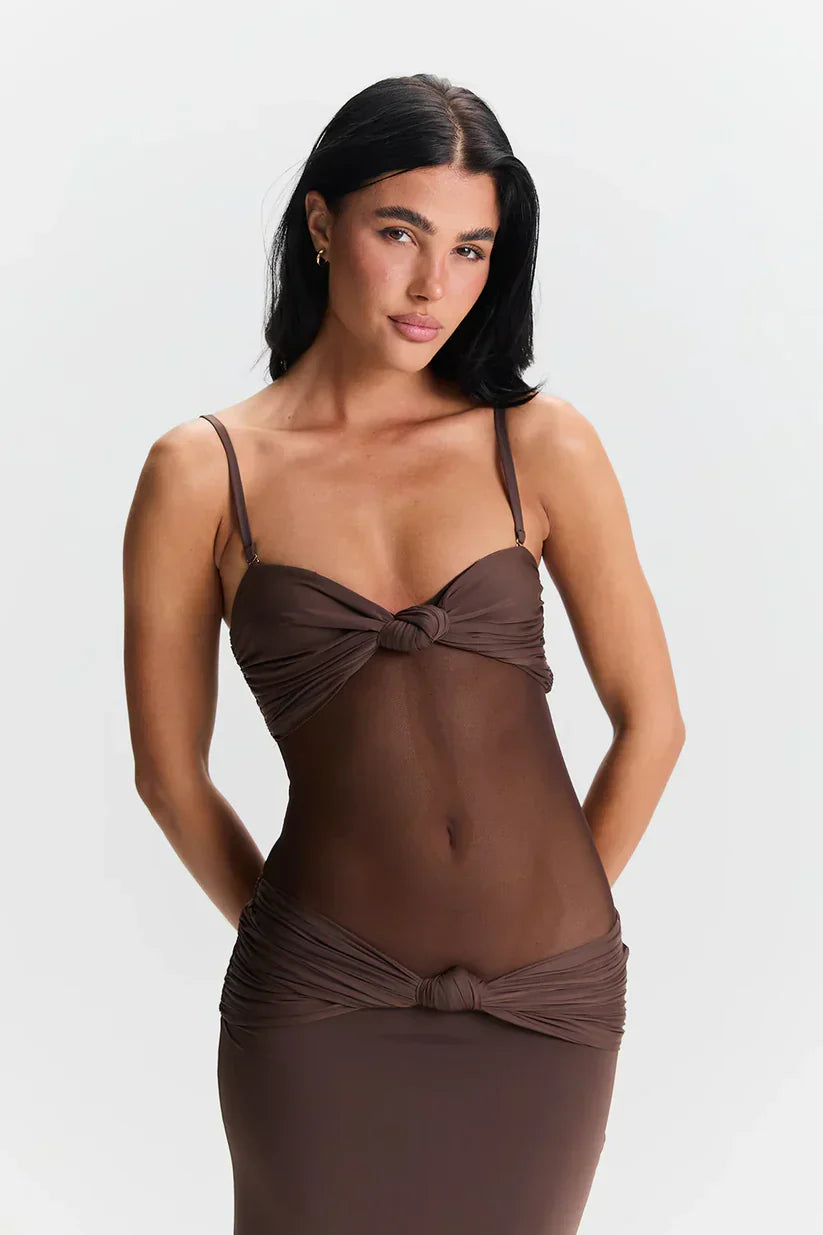 Zola | Detachable Straps Maxi Dress