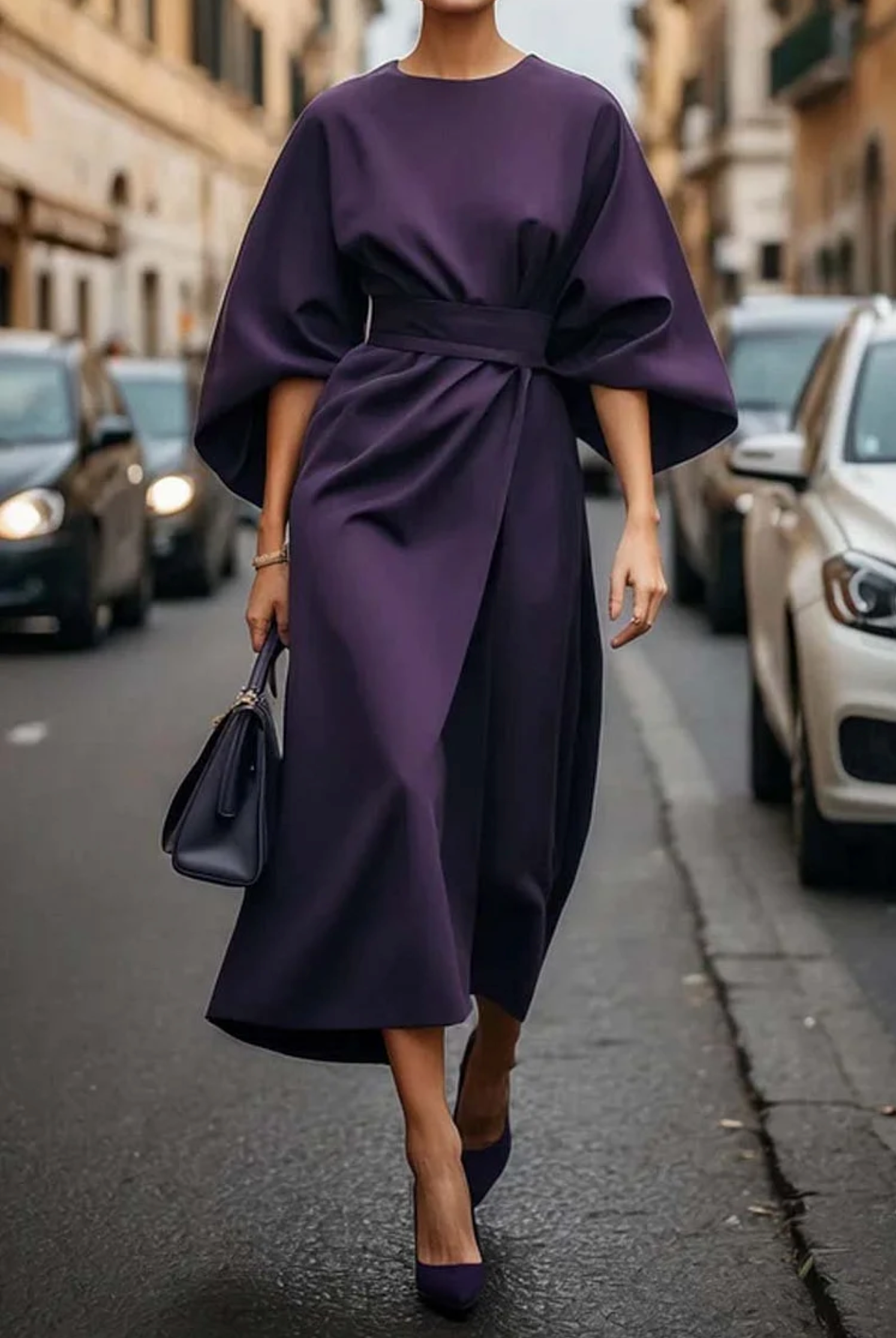 Aria - Elegant Midi Dress
