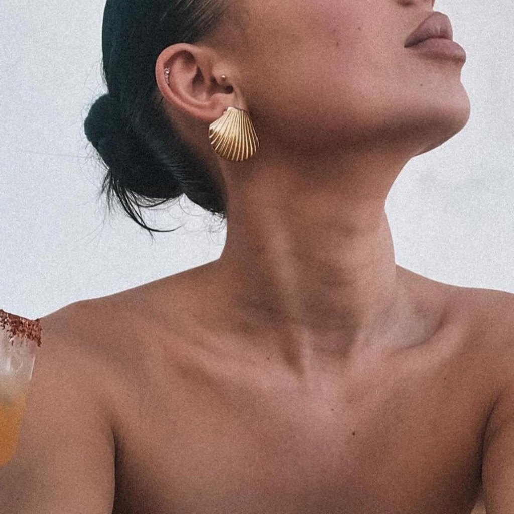 Azura Seashell Studs