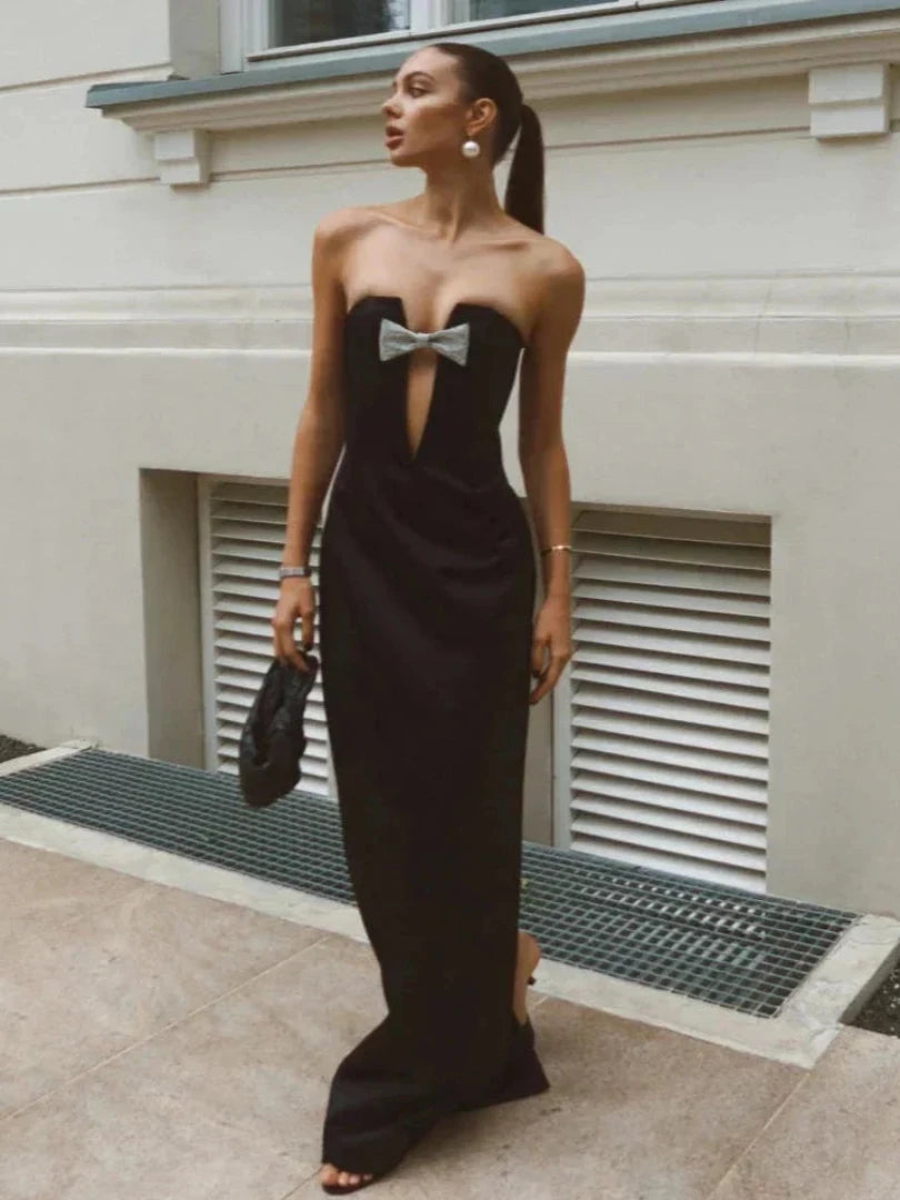 Kinslee™ | Refined Black Dress
