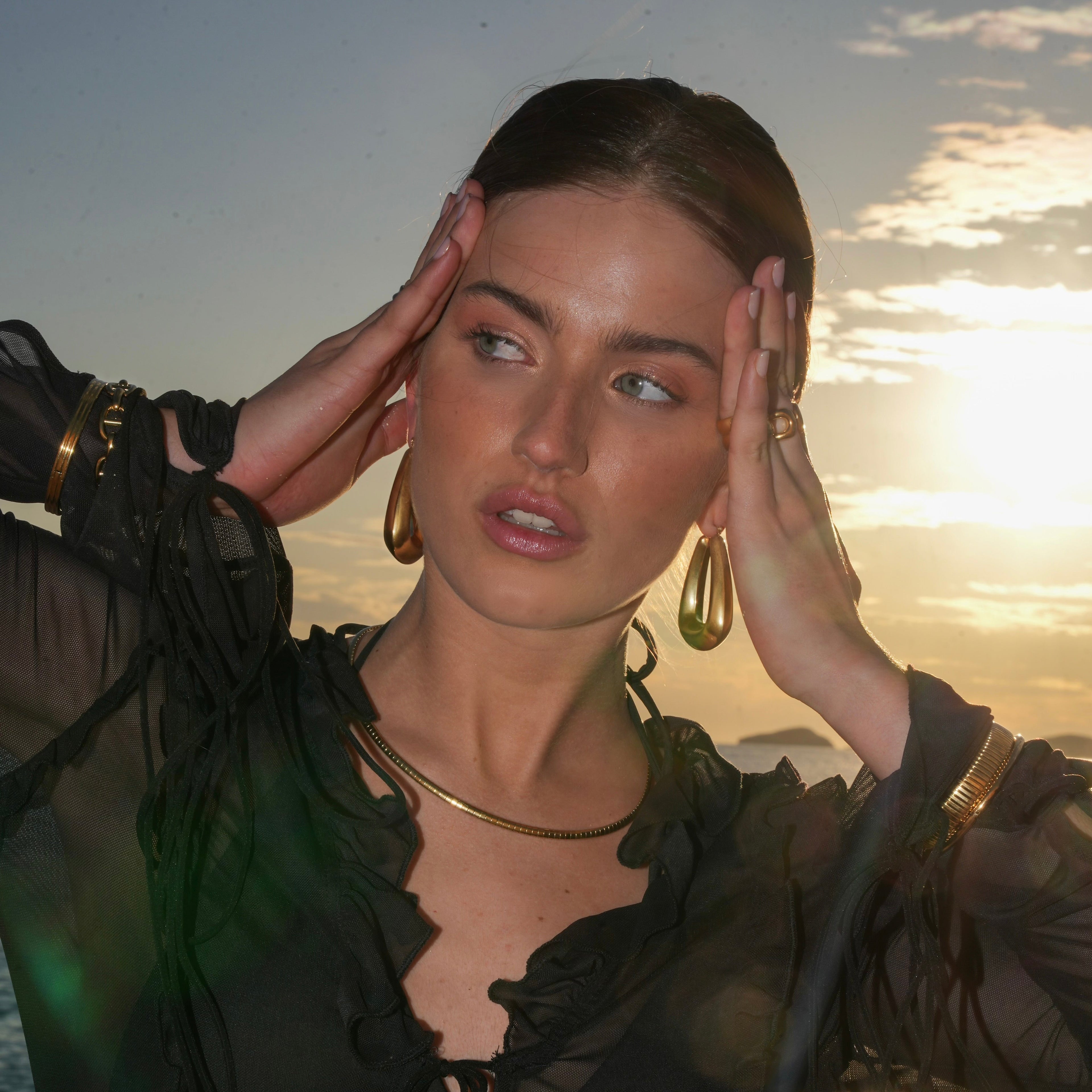 Calliope Elegant Hoop Earrings