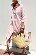 Sophia | Striped Shirt Dress