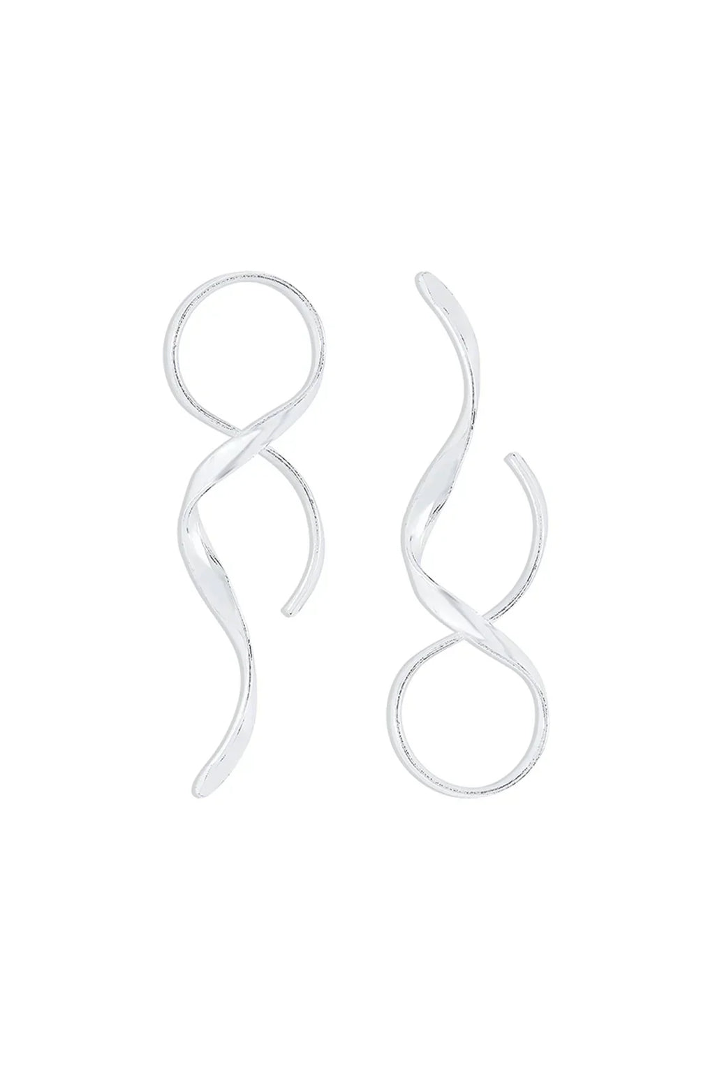 Fiora Sleek Spiral Earrings